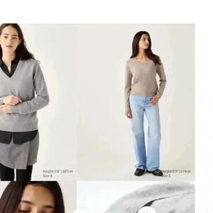 100% Cashmere Uniqlo Sweater